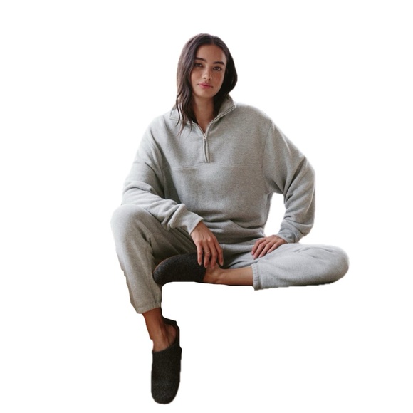 NWOT Jenni Kayne Half Zip Sweatshirt - Picture 3 of 9